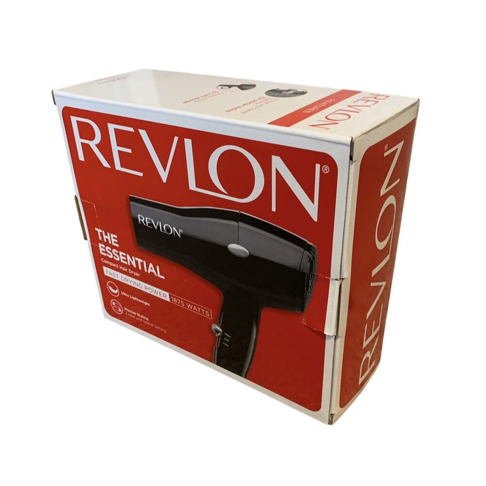 Revlon The Essential Fast Drying Compact Hair Dryer 1875 Watts Ultra Lightweight